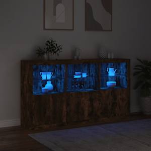 Příborník s LED osvětlením kouřový dub 181,5 x 37 x 100 cm - obrázek 5
