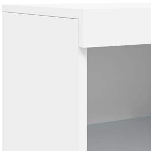 Příborník s LED osvětlením bílý 162 x 37 x 100 cm - obrázek 12