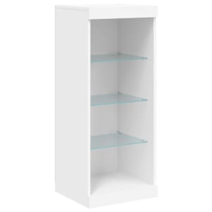 Příborník s LED osvětlením bílý 162 x 37 x 100 cm - obrázek 9