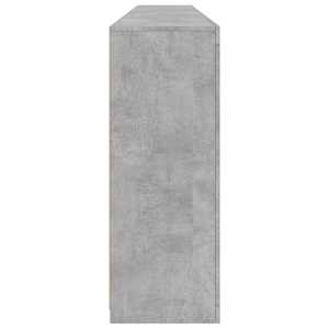 Příborník s LED osvětlením betonově šedý 162 x 37 x 100 cm - obrázek 7