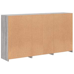 Příborník s LED osvětlením šedý sonoma 181,5 x 37 x 100 cm - obrázek 8