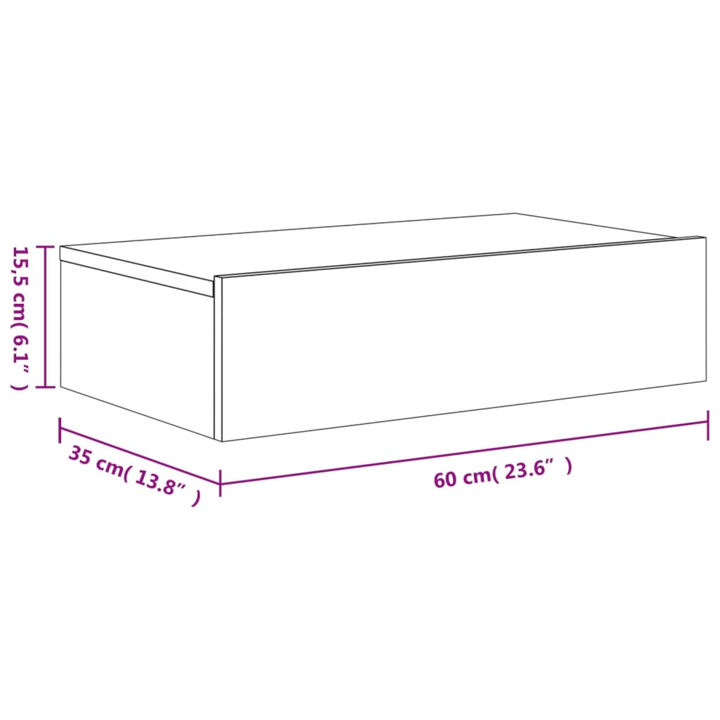 TV skříňka s LED osvětlením bílá 60 x 35 x 15,5 cm - obrázek 15