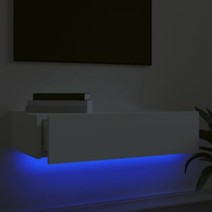 TV skříňka s LED osvětlením bílá 60 x 35 x 15,5 cm - obrázek 4