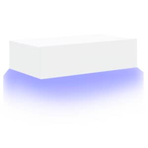 TV skříňka s LED osvětlením bílá 60 x 35 x 15,5 cm - obrázek 6