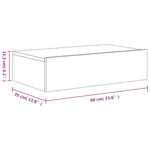 TV skříňka s LED osvětlením černá 60 x 35 x 15,5 cm - obrázek 15