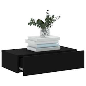 TV skříňka s LED osvětlením černá 60 x 35 x 15,5 cm - obrázek 5