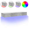 vidaXL telerialused LED-tuledega 2 tk, betoonhall, 60 x 35 x 15,5 cm