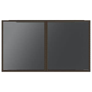 3dílný bistro set s poduškami hnědý polyratan - obrázek 13