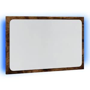 Koupelnové zrcadlo s LED dub sonoma 60 x 8,5 x 38 cm kompozit - obrázek 5
