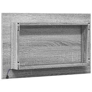 Koupelnové zrcadlo s LED šedé sonoma 60 x 8,5 x 38 cm kompozit - obrázek 8
