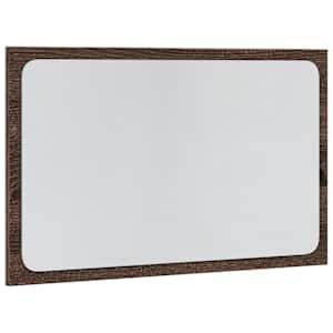 Koupelnové zrcadlo s LED hnědý dub 60 x 8,5 x 38 cm kompozit - obrázek 3