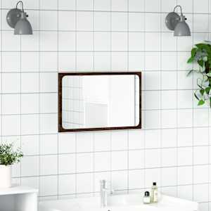 Koupelnové zrcadlo s LED hnědý dub 60 x 8,5 x 38 cm kompozit - obrázek 4