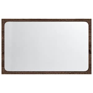 Koupelnové zrcadlo s LED hnědý dub 60 x 8,5 x 38 cm kompozit - obrázek 6