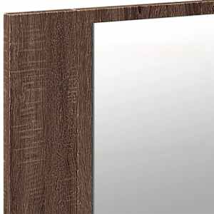 LED koupelnová skříňka se zrcadlem hnědý dub 80x12x45 cm akryl - obrázek 10