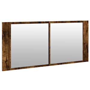LED koupelnová skříňka se zrcadlem kouřový dub 100 x 12 x 45 cm - obrázek 6
