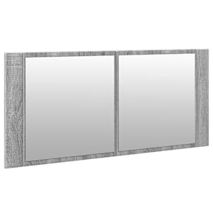 LED koupelnová skříňka se zrcadlem šedá sonoma 100 x 12 x 45 cm - obrázek 6