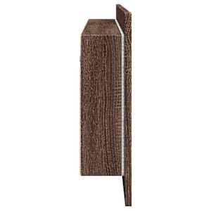 LED koupelnová skříňka se zrcadlem hnědý dub 100 x 12 x 45 cm - obrázek 8