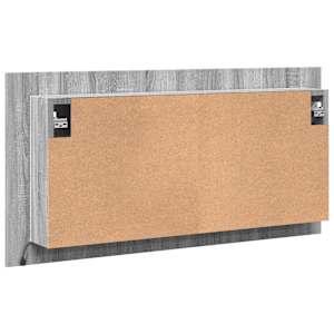 LED koupelnová skříňka se zrcadlem šedá sonoma 90x12x45cm akryl - obrázek 9