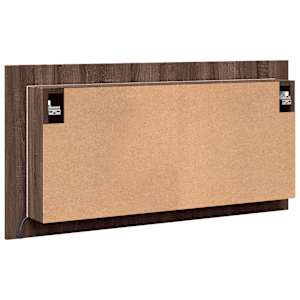 LED koupelnová skříňka se zrcadlem hnědý dub 90x12x45 cm akryl - obrázek 9