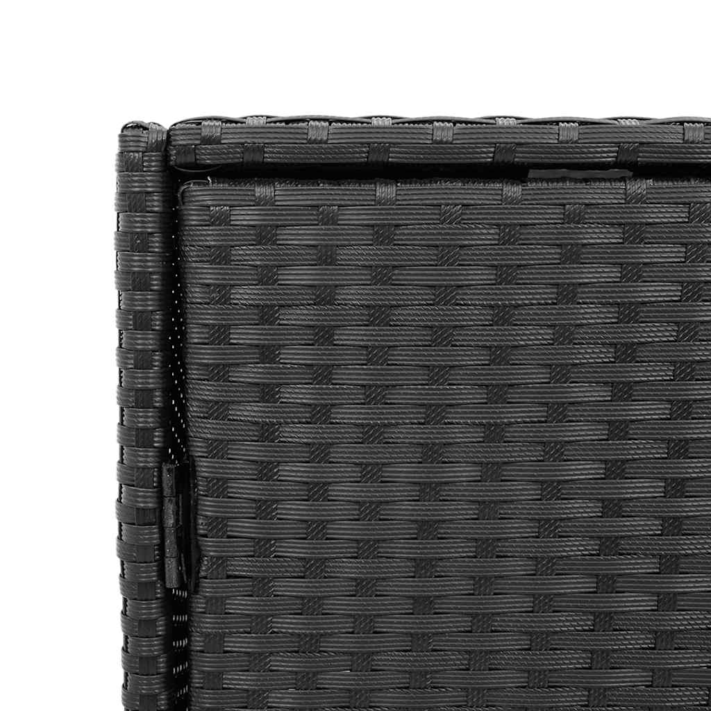 Patio Storage Cabinet Box Outdoor Garden Tool Organizer Poly Rattan vidaXL - Picture 25 of 48