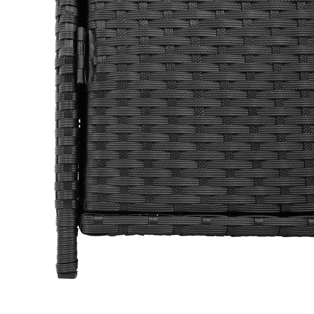 Patio Storage Cabinet Box Outdoor Garden Tool Organizer Poly Rattan vidaXL - Picture 26 of 48