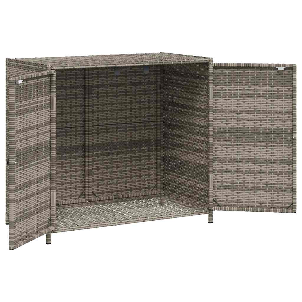 Patio Storage Cabinet Box Outdoor Garden Tool Organizer Poly Rattan vidaXL - Picture 44 of 48