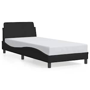 Rám postele s čelem Dover černý 80 x 200 cm textil - obrázek 2
