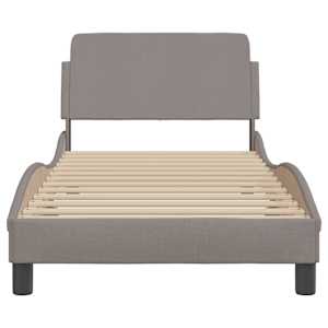 Rám postele s čelem Dover taupe 80x200 cm textil - obrázek 4