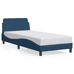 Rám postele s čelem Dover modrý 90x190 cm textil - obrázek 2