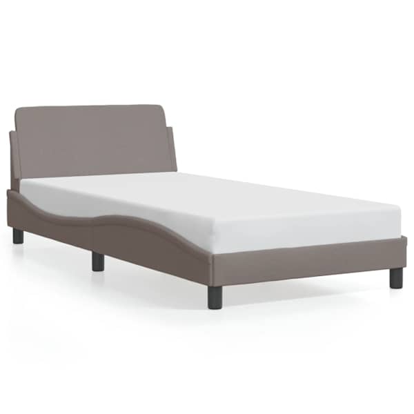 vidaXL voodiraam Dover Taupe 100x200 cm kangas