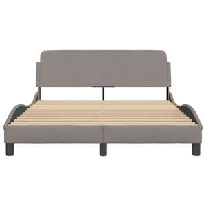Rám postele Dover taupe 120 x 200 cm textil - obrázek 4