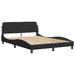 vidaXL Bedframe "Dover" 120x200 cm fluweel zwart
