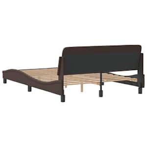 Rám postele Dover hnědý 120x200 cm umělá kůže - obrázek 6