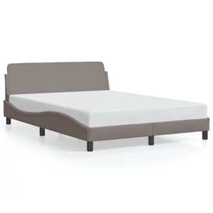 Rám postele Dover taupe 140 x 190 cm textil - obrázek 2