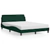 vidaXL voodiraam Dover Tumeroheline 140x190 cm samet