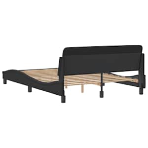 Rám postele Dover černý 140x190 cm umělá kůže - obrázek 6