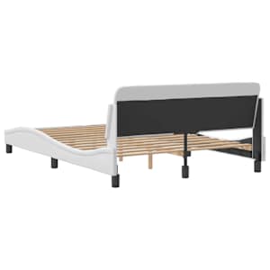Rám postele Dover bílý 140x190 cm umělá kůže - obrázek 6