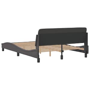 Rám postele Dover šedý 140x190 cm umělá kůže - obrázek 6