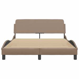 Rám postele Dover cappuccino 140x190 cm umělá kůže - obrázek 4
