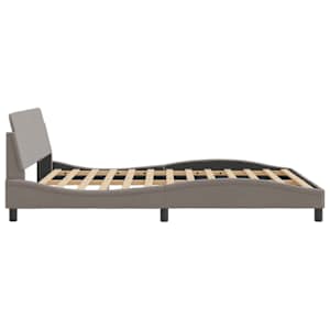 Rám postele Dover taupe 160 x 200 cm textil - obrázek 5