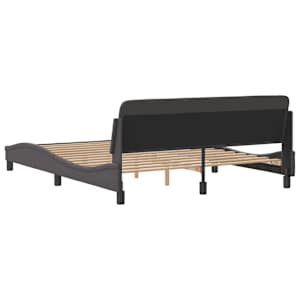 Rám postele Dover šedý 160x200 cm umělá kůže - obrázek 6