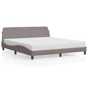 Rám postele Dover taupe 180 x 200 cm textil - obrázek 2