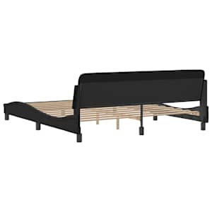 Rám postele Dover černý 180x200 cm umělá kůže - obrázek 6