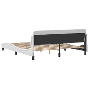 Rám postele Dover bílý 180x200 cm umělá kůže - obrázek 6