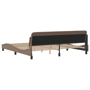 Rám postele Dover cappuccino 200x200 cm umělá kůže - obrázek 6