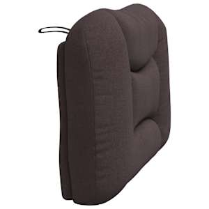 Polštář na čelo postele Hvar tmavě hnědý 80 cm textil - obrázek 6