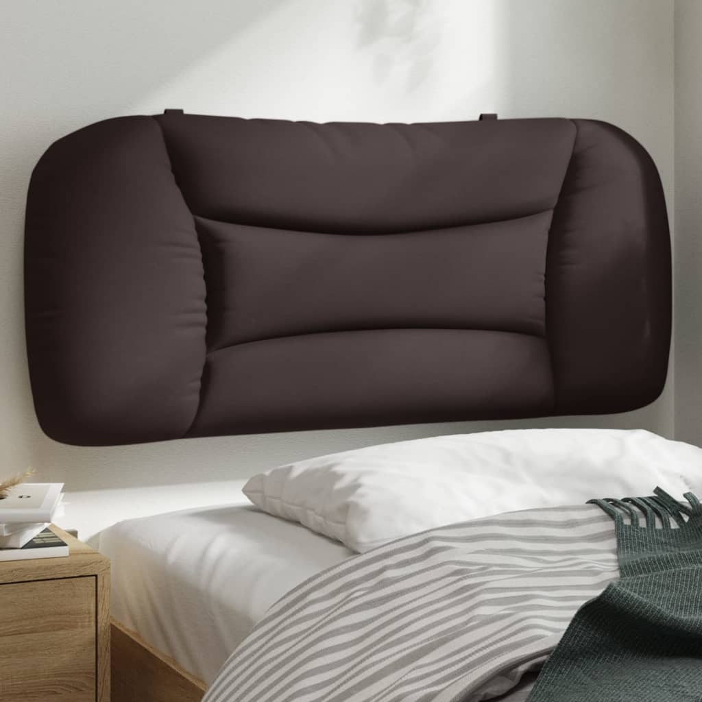 vidaXL Kopfteil-Kissen "Hvar" Dunkelbraun 80 cm Stoff