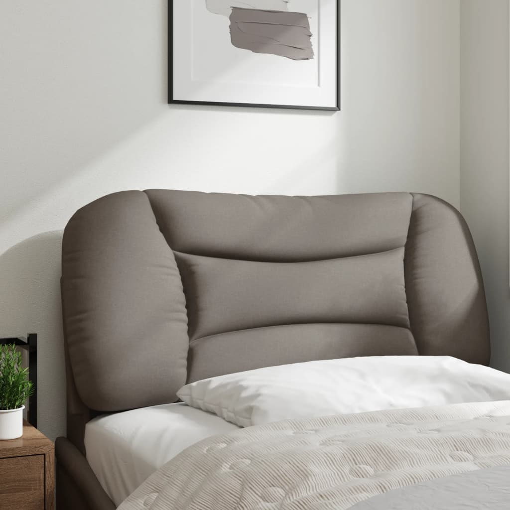 vidaXL Hoofdbordkussen 80 cm stof taupe afbeelding