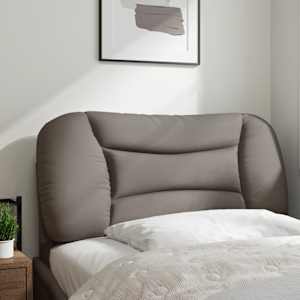 Polštář na čelo postele Hvar taupe 80 cm textil - obrázek 3