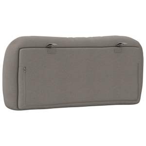 Polštář na čelo postele Hvar taupe 80 cm textil - obrázek 7
